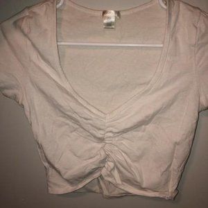white crop top size large